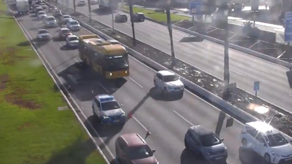 defektes auto stau gc 1 teneriffa