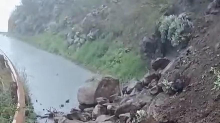 strasse palominos erdrutsche gesperrt gran canaria