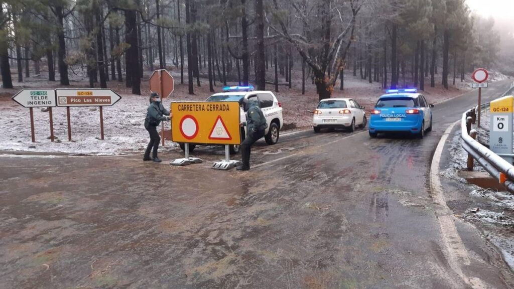 strassensperrungen gran canaria erdrutsche regen