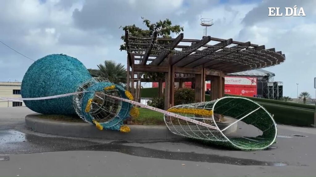 unwetter emilia teneriffa weihnachtsdekoration balkon