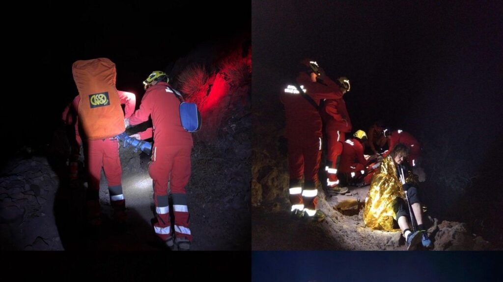 wanderunfall rettung valle gran rey la gomera
