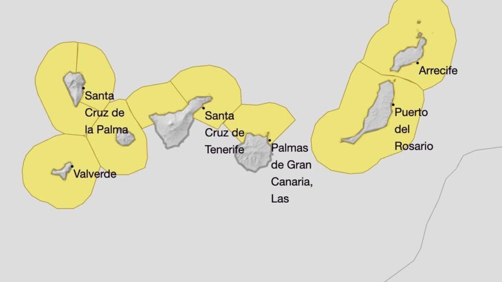 aemet warnung starker wellengang kanaren wochenende