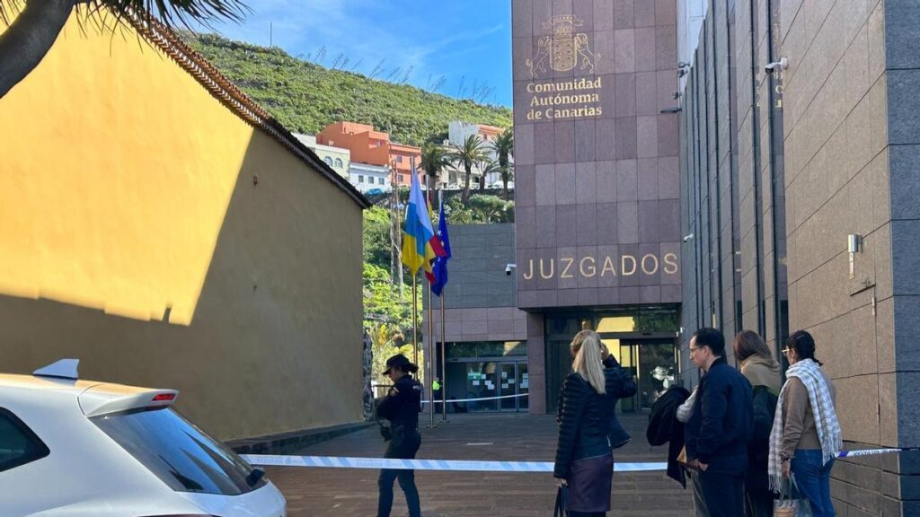 bombendrohung justizpalast la laguna evakuiert