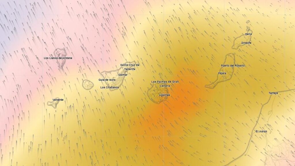 calima saharastaub kanarische inseln warnung