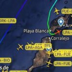 flug gran canaria madrid notlandung lanzarote medizinischer notfall