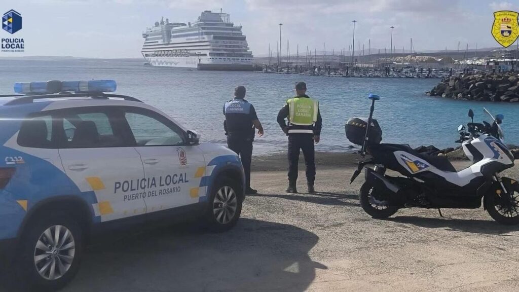 mann beisst polizist fuerteventura werkstatt kontrolle