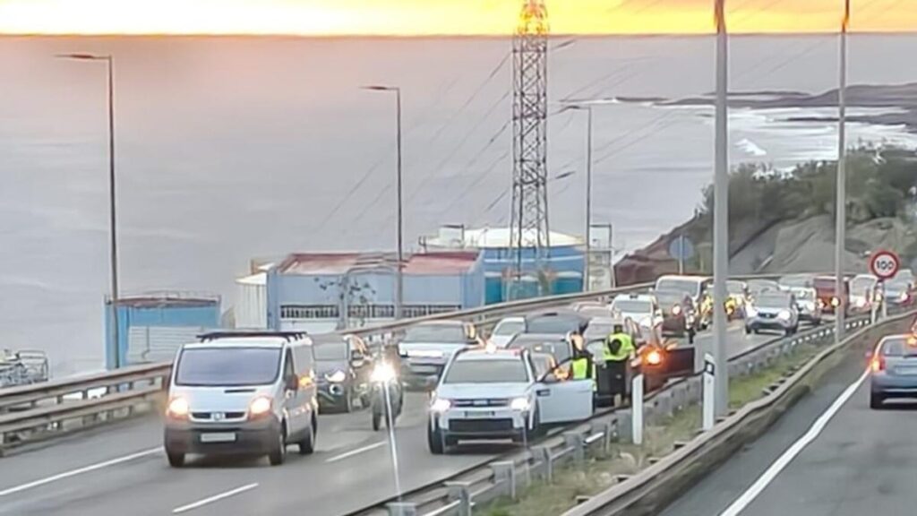 massenkarambolage gc 3 las palmas verkehrschaos