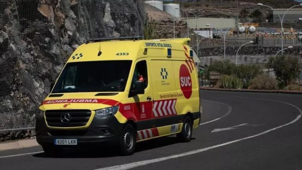 motorradunfall gc 21 teror gran canaria