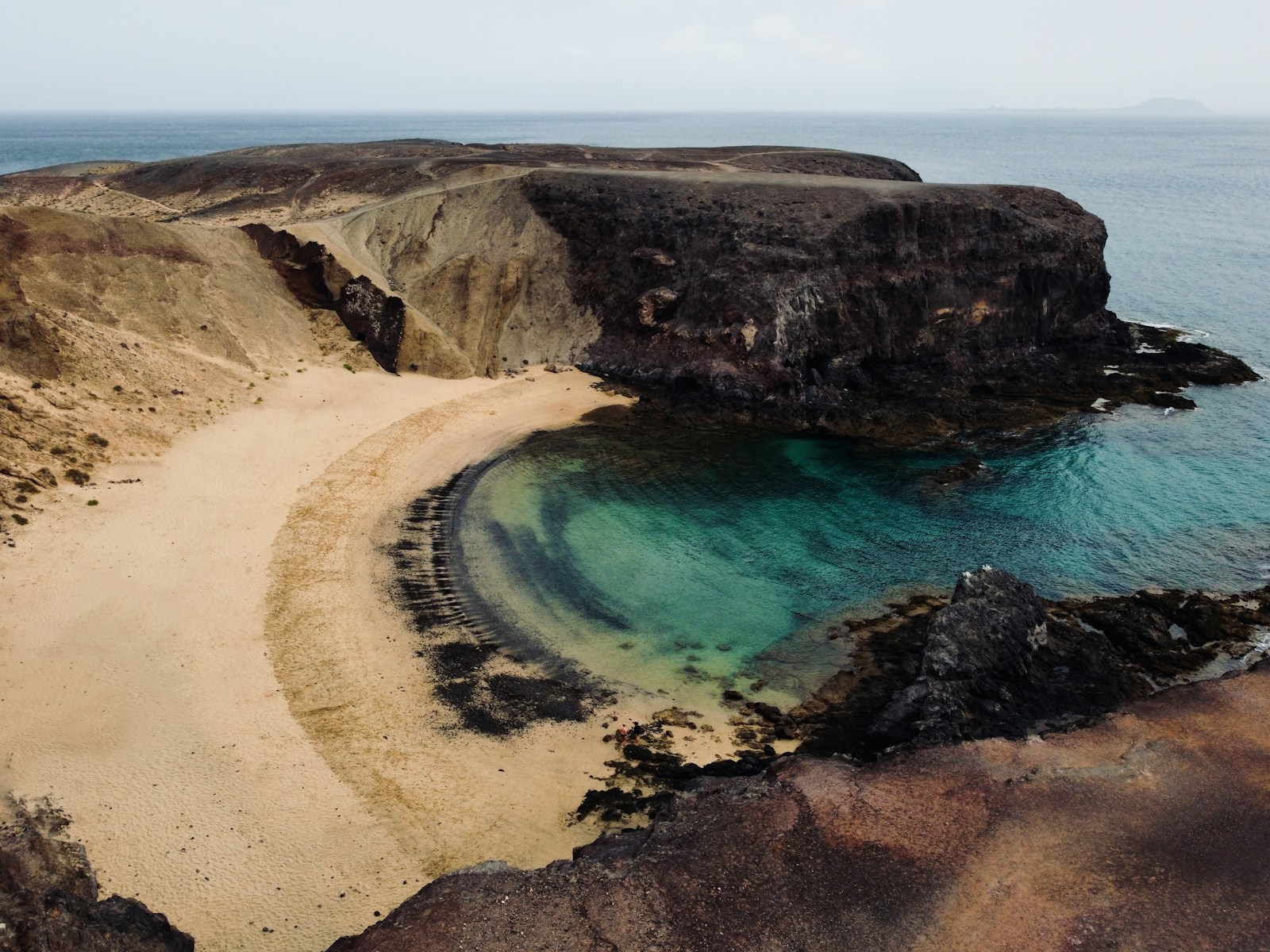 Papagayo Lanzarote Strände Luftaufnahme