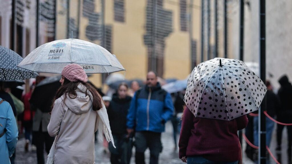 borrasca therese sturm regen kanarische inseln
