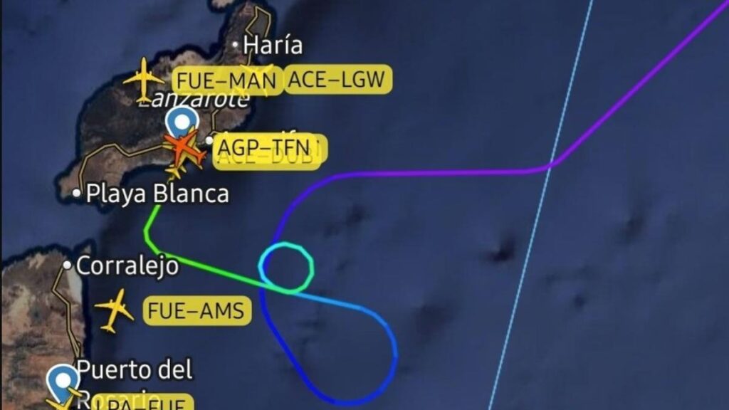 flug teneriffa umgeleitet lanzarote passagiere