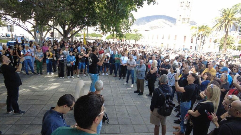 protest selbststaendige kanaren 2 maerz