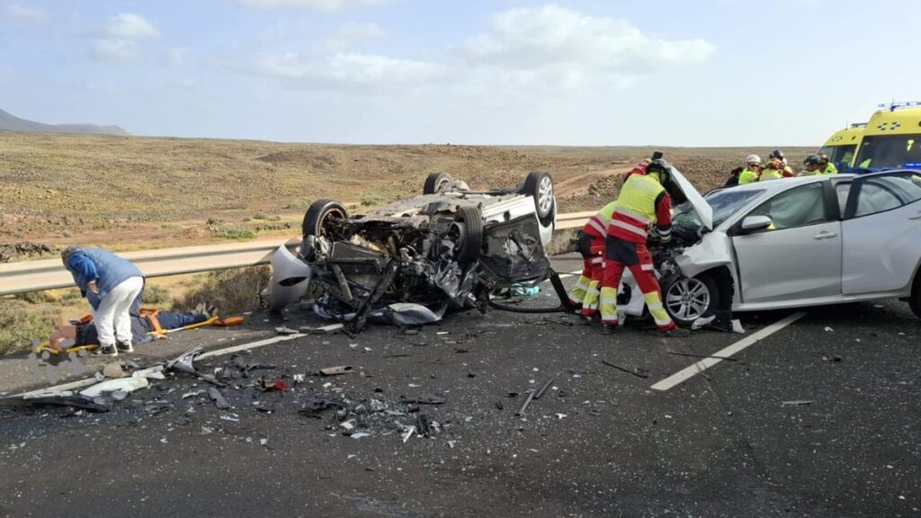 schwerer verkehrsunfall lanzarote yaiza