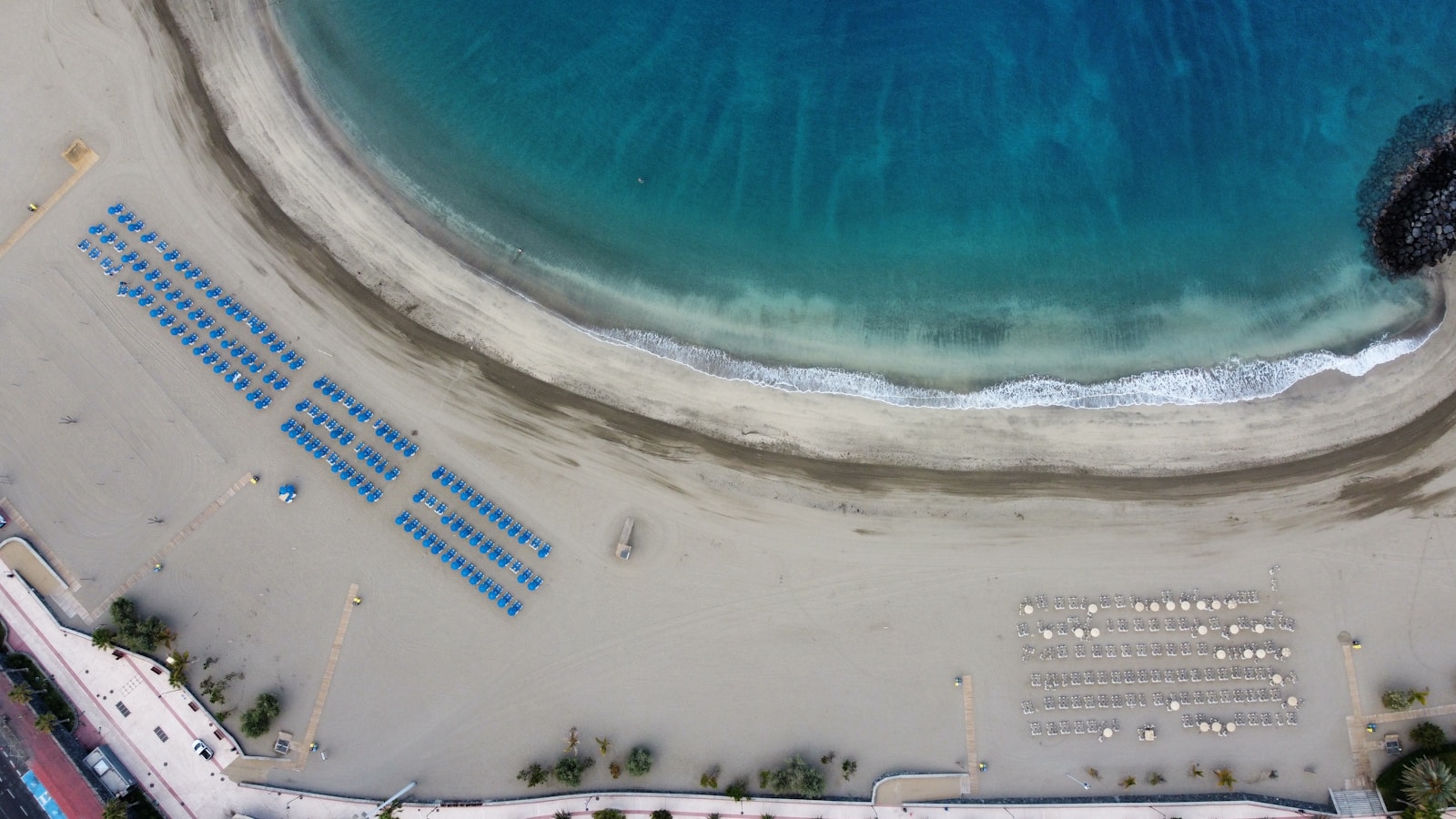 Playa de las Vistas Teneriffa Panorama