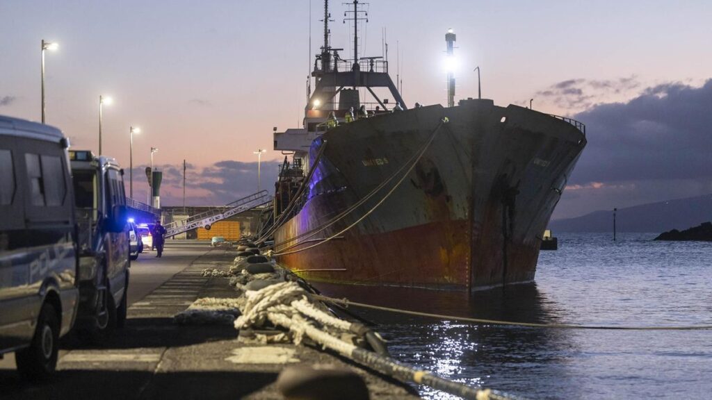 wassereinbruch kokain frachter hafen teneriffa