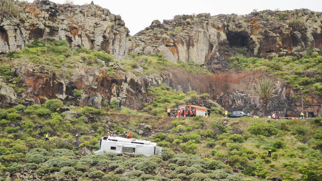 busunfall la gomera bremsversagen touristen
