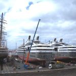 luxus kreuzfahrtschiffe reparatur las palmas hafen