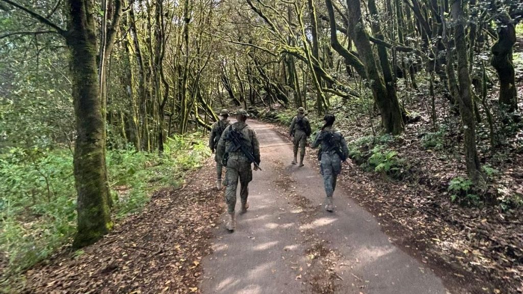militaer patrouillen la gomera el hierro