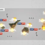 wetter kanaren mittwoch wolken wind raue see