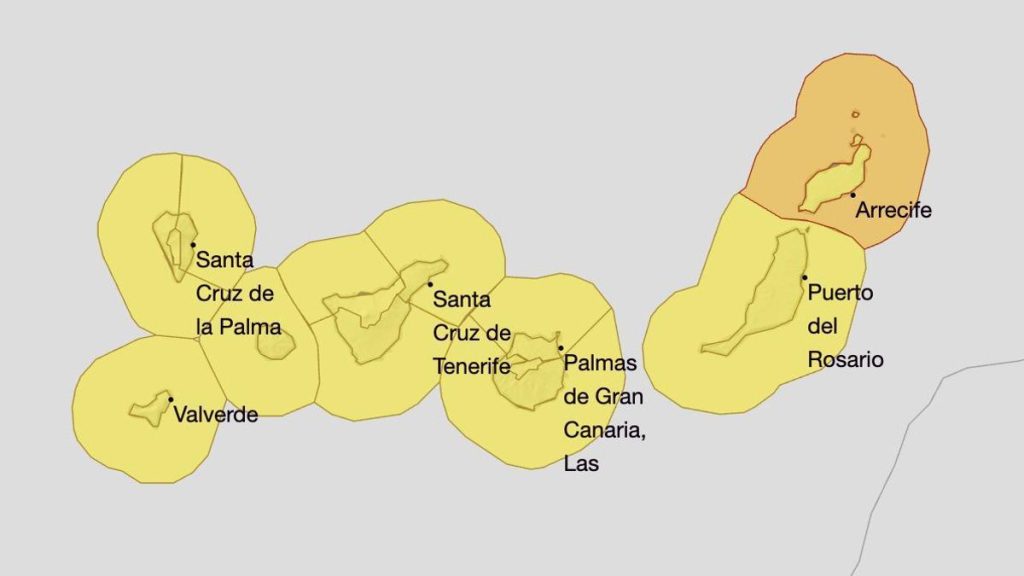 wetterwarnungen kanaren lanzarote orange seegang wind