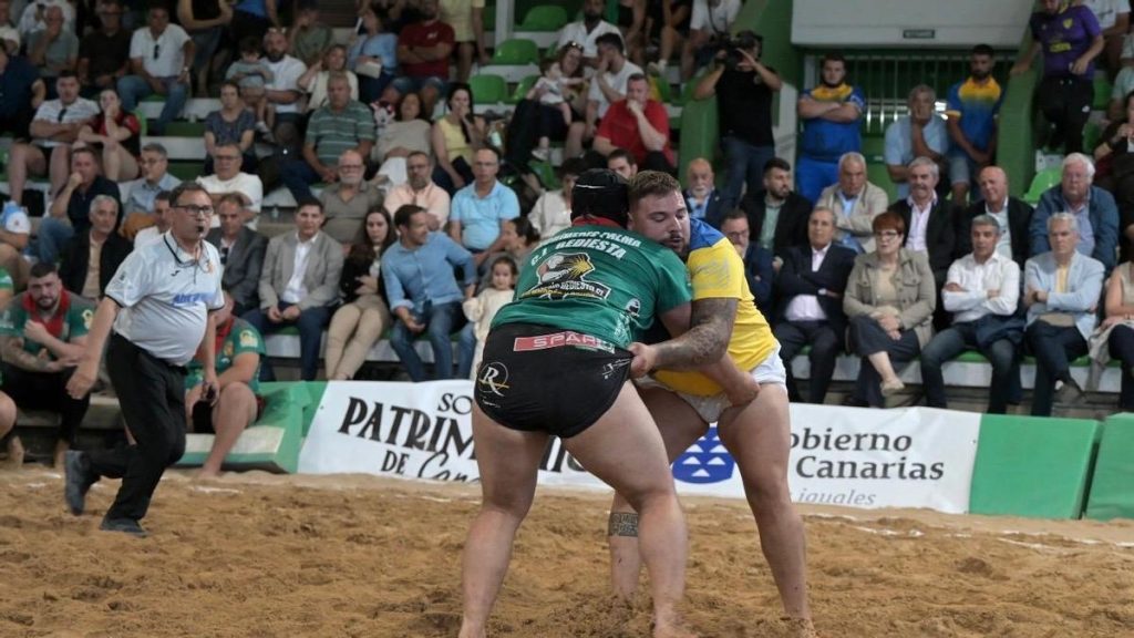 lucha canaria bediesta guamasa offizieller kampf