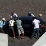 mietwagen steckt strand troya teneriffa