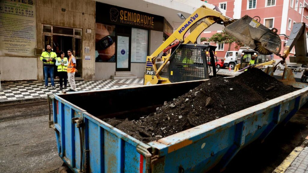 asphaltierung alcaravaneras las palmas saniert strassen