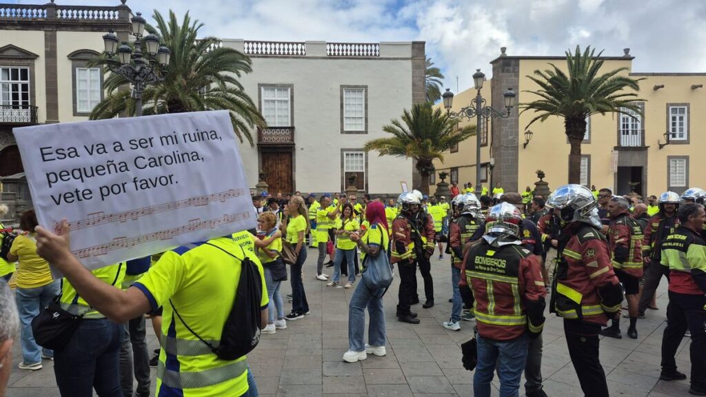 feuerwehr las palmas protest zustaende