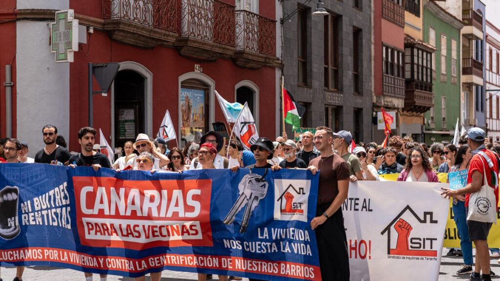 wohnungskrise la laguna protest 3000