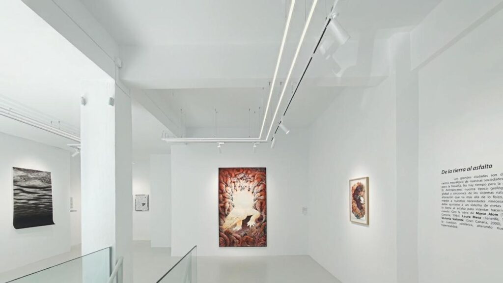 galerie artizar madrid ausstellung erdef zu asphalt