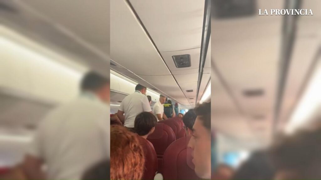 binter flug umleitung jerez passagier zwischenfall