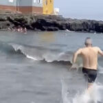buergermeister badet e coli playa jardin