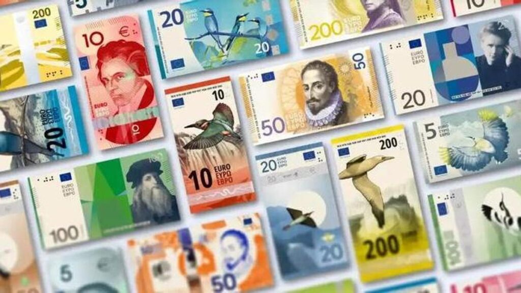 euro neugestaltung kanaren auf banknoten