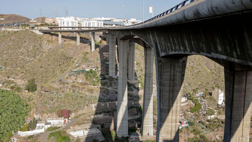 gc3 viadukt guiniguada sanierung sperrung