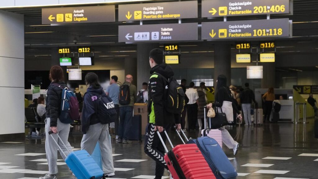 aena warnt verfassung flughafen kogestion