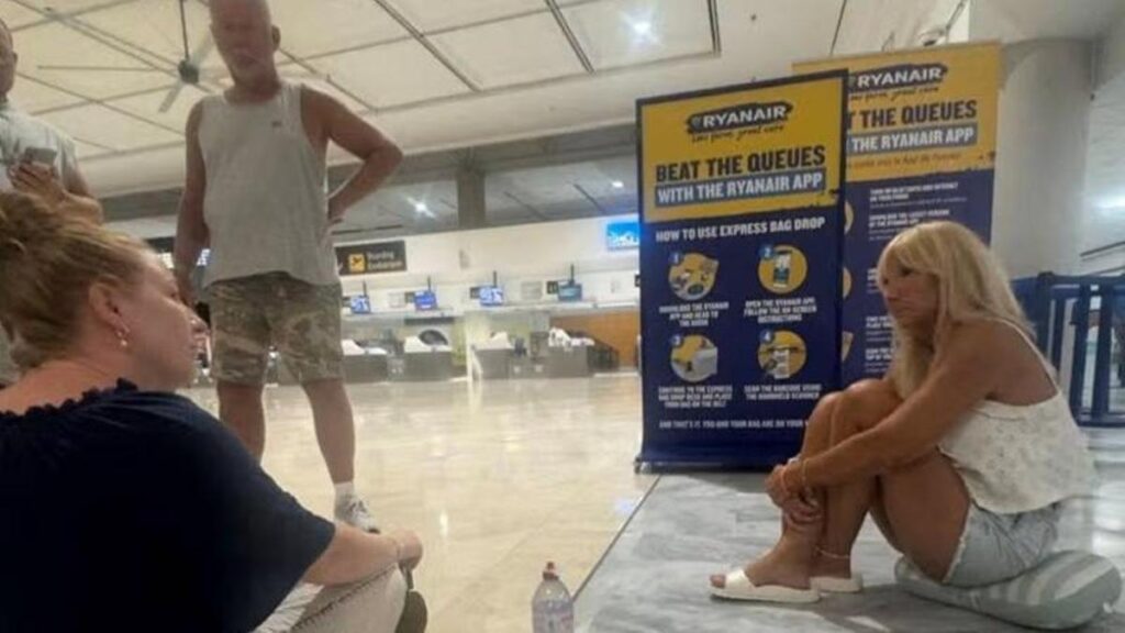 familie gestrandet flughafen lanzarote