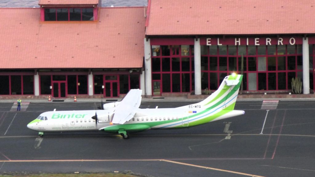 flughafen el hierro passagiere september