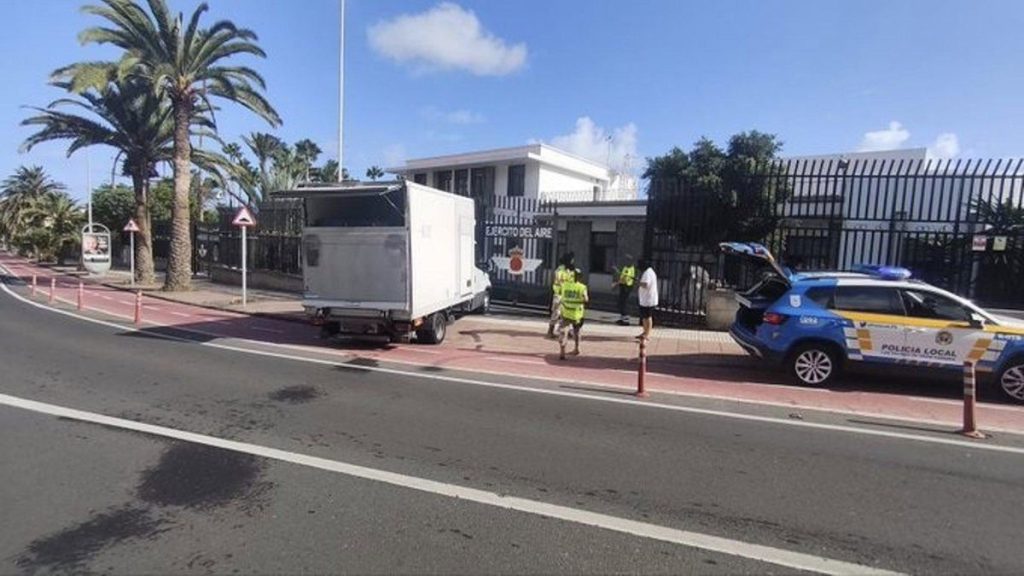 fuehrerloser lkw las palmas luftwaffe