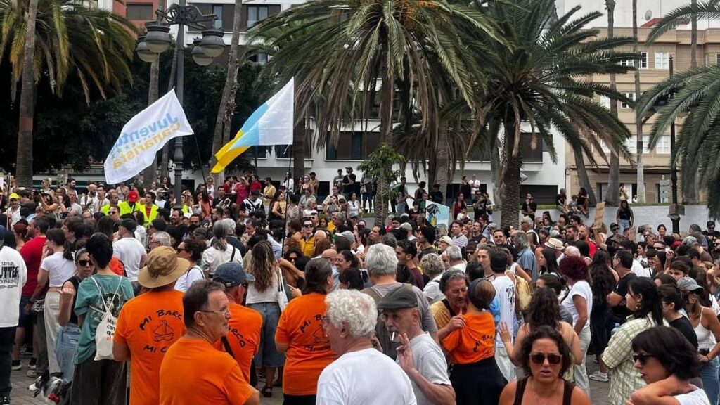 las palmas protest wohnungsnot