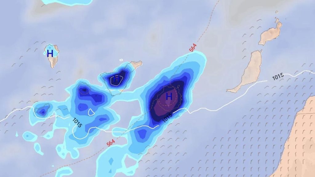 regen kanaren wetterumschwung
