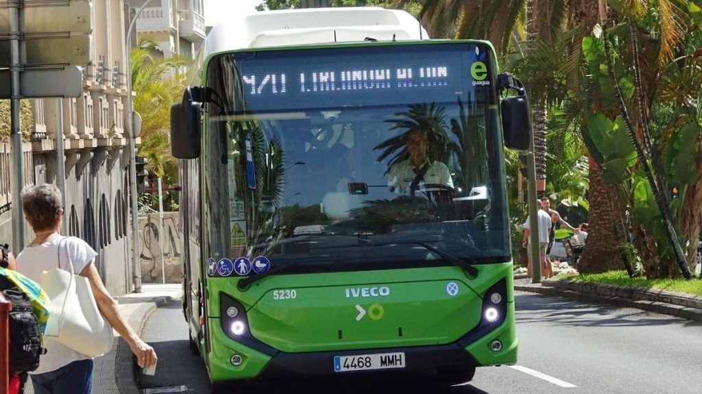 titsa zeitumstellung nachtbusse teneriffa
